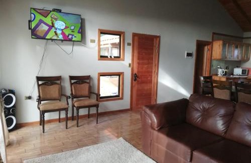 Villarrica Apartment | Preciosa Casa en Parcela con chimenea 3d 2b