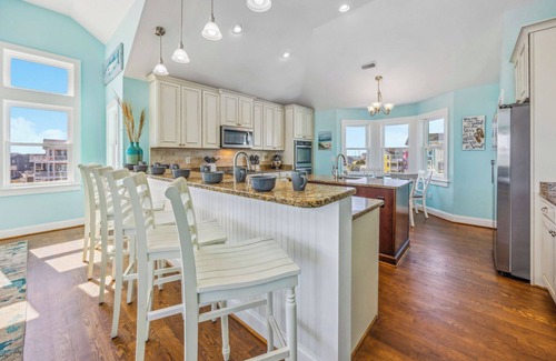 Rodanthe House | Premier Oceanfront Dog Friendly w/Pool, Hot Tub, Elevator, Theater and Game Rms
