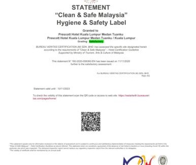 Kuala Lumpur City Centre Hotel | Prescott Hotel Kuala Lumpur Medan Tuanku