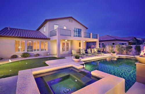 Desert View House | Prime Location, Heated Pool, Enjoy 2 Primary Suites, Fun Game Room, More!