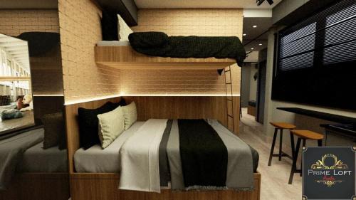 Aparecida Apartment | Prime Loft Santos à meio quarteirão da praia.