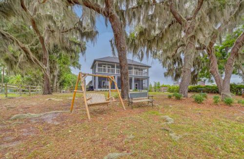 Candler House | Private Beach at Lakefront Summerfield Getaway!