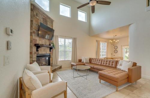 Candler House | Private Beach at Lakefront Summerfield Getaway!