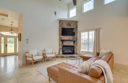 Candler House | Private Beach at Lakefront Summerfield Getaway!