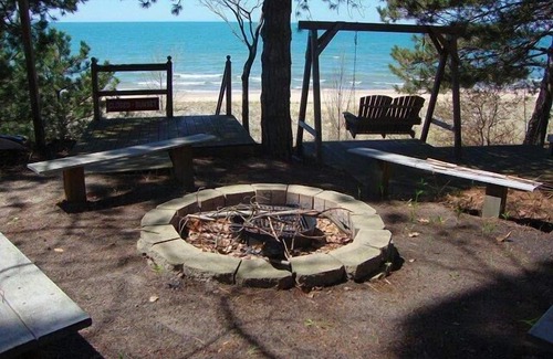 Bridgman House | Private Beach on 10 acres. Custom built. Secluded yet close to Harbor Country.