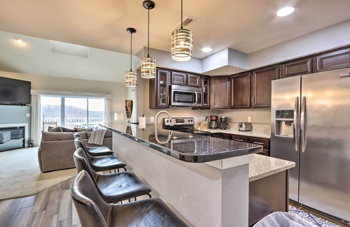 Osage Beach Condo | Private Boat Slip: Lake-View Osage Beach Getaway!