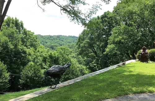 Goodlettsville Apartment | Private country hillside setting surrounded by trees, birds, wildlife pond/falls