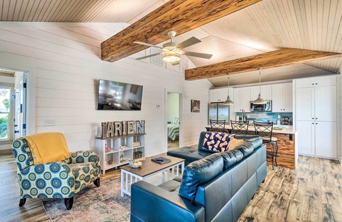 Darien Cottage | Private Dock + Fire Pit: Riverfront Darien Cottage