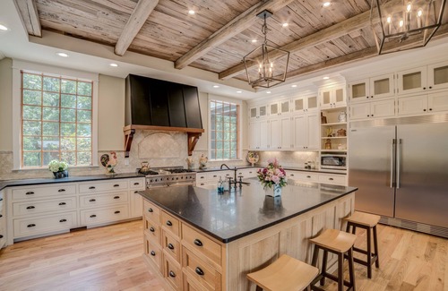 Mill Spring House | Private Gorgeous Modern Mountain Home with Mt Views & Pond on 190 Acres