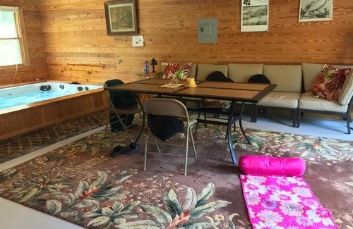 Mcalpin Cabin | PRIVATE Log Cabin with Indoor pool sauna and gym YOU RENT IT ALL NO ONE ELSE