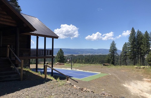 Tamarack Resort Cabin | Private Log Cabin with breathtaking views on 15 acres adjacent to forest service