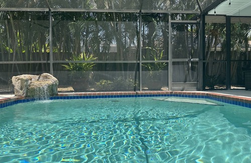 Palm River Estates House | Private oasis w/heated saltwater pool close to the beach in great neighborhood