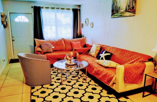 Riviera Beach House | Private Room with Dedicated Bathroom and Kitchen in the Heart of It All