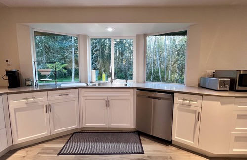 Poulsbo House | Private, spacious home surrounded by trees, Kitsap & Olympic Peninsulas getaway