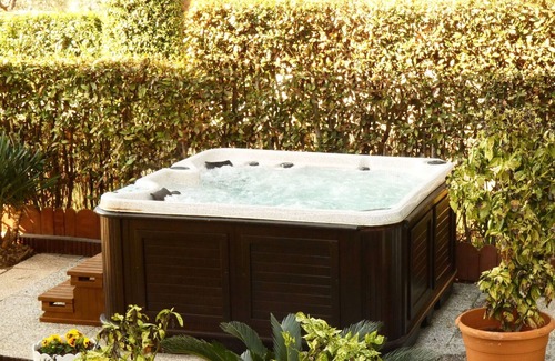 Picedo Villa | Private Villa with hot tub, WIFI, private pool, A/C, TV, terrace, panoramic view, close to Sirmione