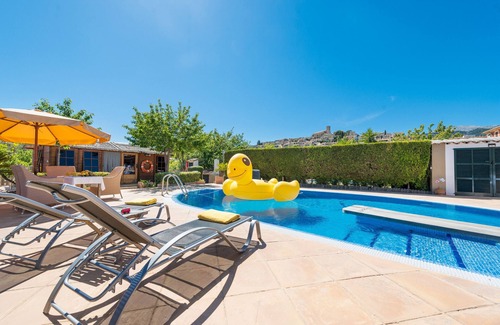 Selva Villa | Private Villa with AC, Wifi, huge pool, garden, sun terraces and BBQ, in Selva