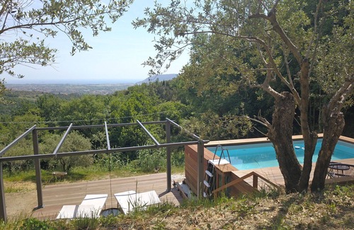 Fosdinovo Villa | Private Villa with WIFI, private pool, TV, patio, panoramic view, parking, close to La Spezia