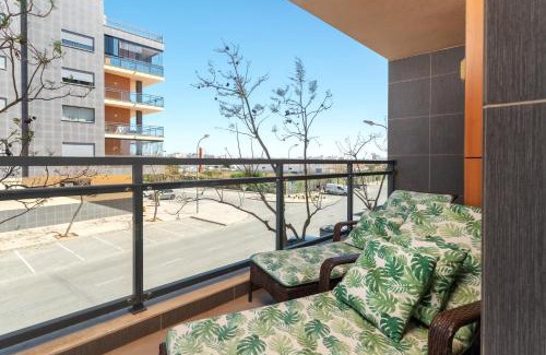 Olhao Apartment | Privilege Apartment Deborah with Rooftop Pool, Village Marina - Olhão