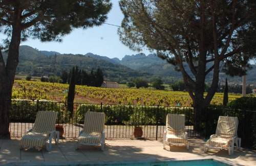 Gigondas House | Provence ideally located in the middle of vineyards, single storey villa 8 pers.