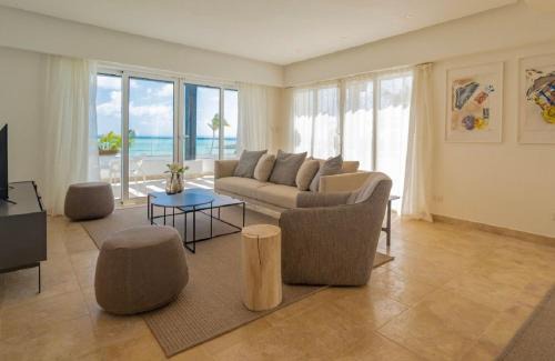 Cap Cana Marina Apartment | Punta Palmera Beach Front and pool views Cap Cana