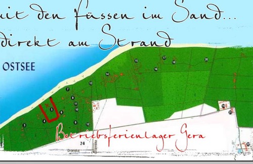 Kreptitz RV Rental | QEK 01 - OSTALGIE QEK DIRECTLY ON THE BEACH - Nonnevitz on Rügen