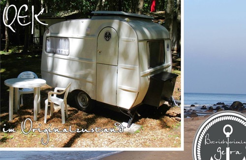 Kreptitz RV Rental | QEK 01 - OSTALGIE QEK DIRECTLY ON THE BEACH - Nonnevitz on Rügen