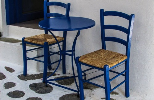 Exo Gonia Villa | Quaint Santorini Villa | Blue House | 1 Bedroom