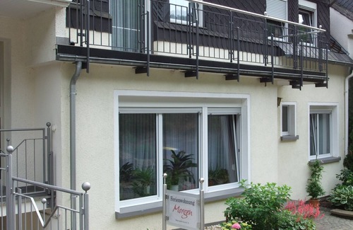 Valwig Condo | Quiet comfort apartment with large sun terrace and stunning river view