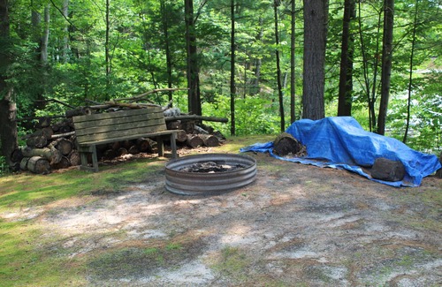 Alger Cabin | Quiet Lakefront Cabin with Private Fire Pit, Beach and Dock