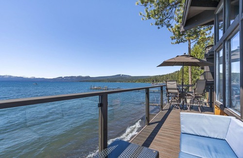 Dollar Point Condo | Quiet Lakefront Tahoe Condo with 180º Views, Close to Skiing and Downtown Tahoe City!