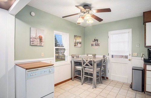 North Central Omaha House | Quiet Parkside Home with Gym & Dedicated Office. Central Location.