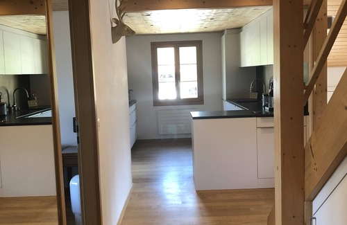 Kandersteg Apartment | Quiet, ultra-modern chalet-style apartment in the middle of the village