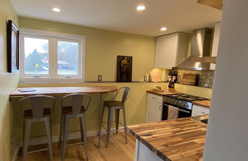 South End House | Quiet Vaulted Private Home, heart of popular south end, walking to all.