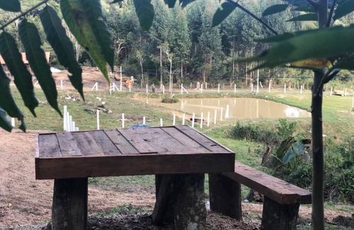 Alfredo Wagner Cabin | Quinta da Vó Sônia Cabins. Cabana Alegria.