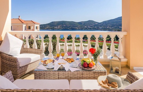 Samos Apartment | R 3119 Villa Fidel With Guest Laundry.Internet access & Side Sea View
