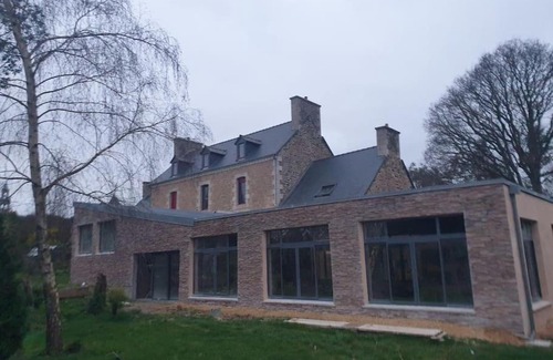 Langoat Villa | Radendour, manoir, piscine intérieure spa, billard