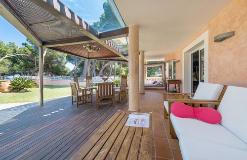Alcudia Villa | RAN DE MAR Villa First sea line for 8 persons WiFi and AC