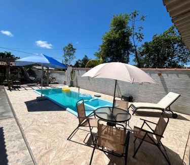 Iguape House | Rancho Lopes - Casa com piscina e churrasqueira, Iguape-SP