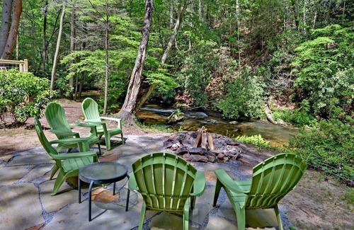 Blue Ridge Cabin | Rare Pristine Waterfront Hot Tub Dog Friendly 9mi 2BR