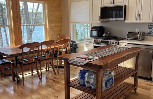 Naples House | Recently Rebuilt Year Round Waterfront home on Sebago Cove, With Private Dock.