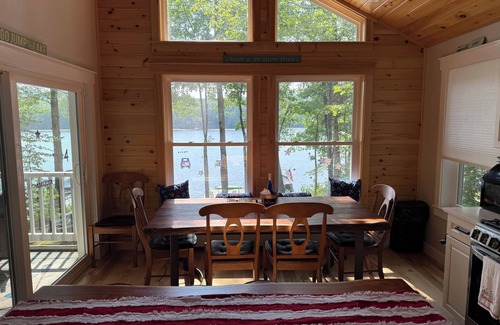 Naples House | Recently Rebuilt Year Round Waterfront home on Sebago Cove, With Private Dock.