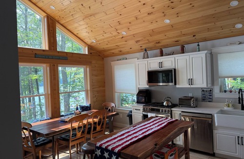 Naples House | Recently Rebuilt Year Round Waterfront home on Sebago Cove, With Private Dock.
