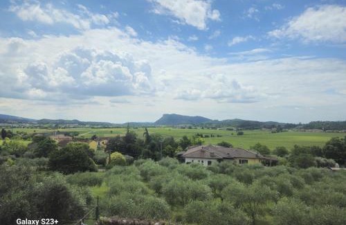 Costermano Villa | Red first floor apartment house