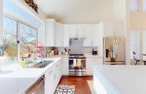 Tatum Ranch House | Refined home with private pool, putting green, backyard, & fast WiFi - near golf