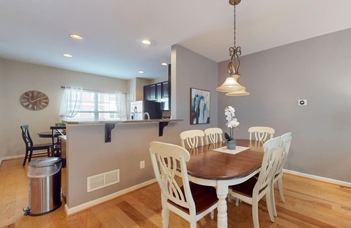 Rehoboth Beach House | Rehoboth Crossing townhome - pool & gym - dog-friendly, fireplace & private W/D