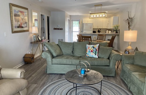 Camdenton Condo | Relax on your screened in balcony overlooking the Lake. Two Golf Courses nearby.