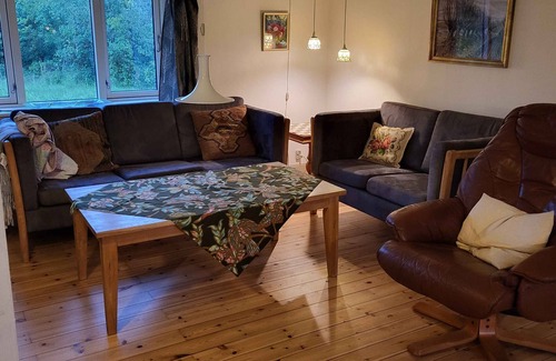 Napstjaert House | Relax with a view of the forest and lake
