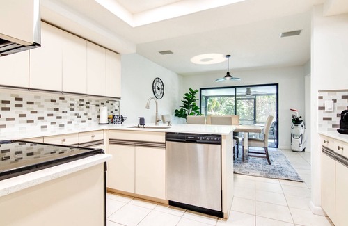 Fairway Village House | Renovated Home with Workspace | Sunroom | Outdoor Dining and Pool Access | Extended Stays Welcome!