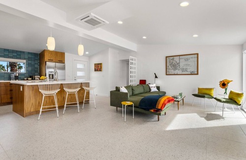 Magnesia Falls Cove House | Renovated Mid-Century Home w/Pool & Vintage Camper