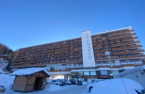 Plagne Centre Apartment | Renovated studio cabin in Plagne Centre with balcony, close to slopes